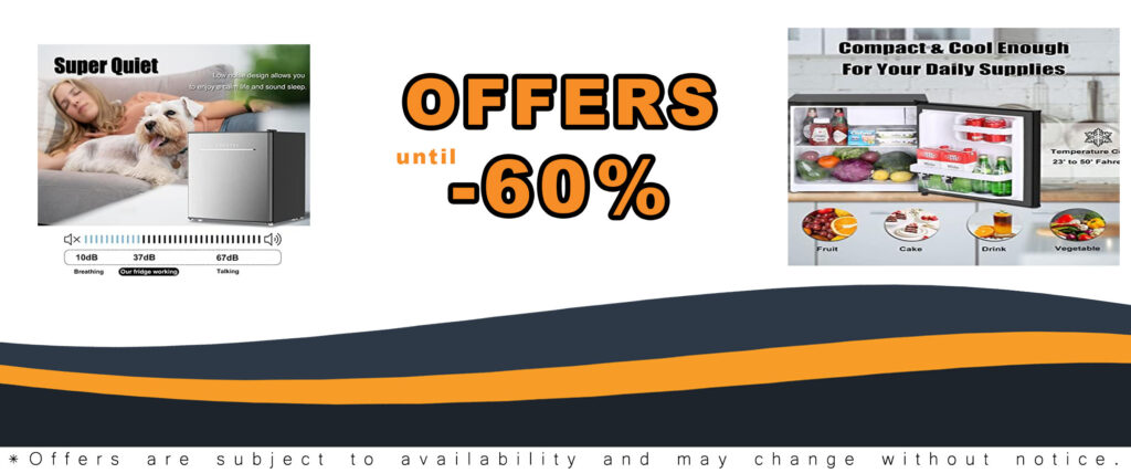 Frestec 1.6 Cu.Ft Mini Fridge with Freezer, perfect for office, apartment, dorm, or bedroom with energy-efficient cooling