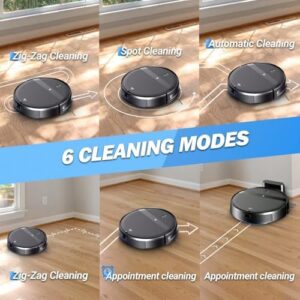 Robot Vacuum Cleaner and Mop Combo with 6000Pa suction and app/Alexa control
