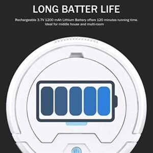 Robot Vacuum Cleaner with 1800Pa suction, super-thin design, and self-charging feature for efficient cleaning