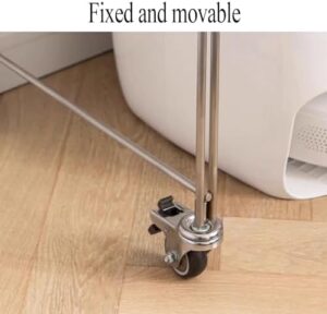 Tall Office Storage Cabinet for organizing robot vacuums and accessories