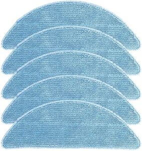5PCS Mopping Pad for Robot Washable Cleaning Cloth placed on a robot vacuum cleaner