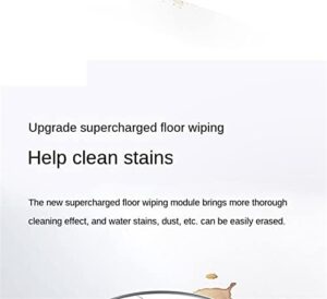 Robot Mop Robot Vacuum Cleaner in white color with mopping and sweeping functions