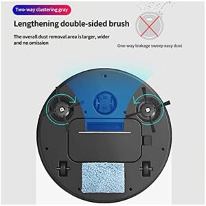 Home Intelligent Robot Vacuum Cleaner in White, ideal for smart cleaning, wet mopping, and self-navigation