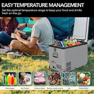 FM-452SG 45 Quart Slimfit Portable Refrigerator, ideal for car, RV, and camping with efficient cooling