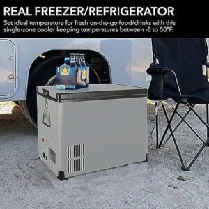 FM-452SG 45 Quart Slimfit Portable Refrigerator, ideal for car, RV, and camping with efficient cooling