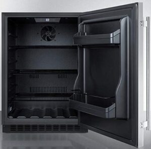 AL54CSS 24" ADA Compliant Commercial Compact Refrigerator with factory-installed lock and frost-free operation  