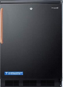 Summit Appliance FF7LBLKTBC All-Refrigerator with front lock and black exterior
