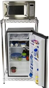 Shelving Inc. Mini Refrigerator Storage Stand with 800lbs per shelf weight capacity