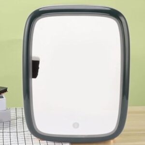 12L Mini Fridge for Cosmetics and Skincare with LED Light Mirror, Portable and Compact