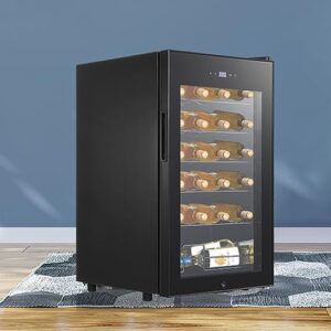 GAOMON 24 Bottles Wine Cooler Refrigerator – Ideal for Storing Red, White, and Champagne Wines
