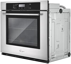 Empava 30" Electric Single Wall Oven Air Fryer Combo in Stainless Steel with Digital Display 