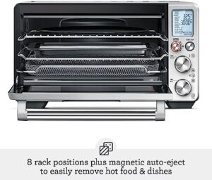 Breville Joule Smart Oven Air Fryer Pro BOV950BSS in brushed stainless steel, showcasing its sleek design and versatile functions.