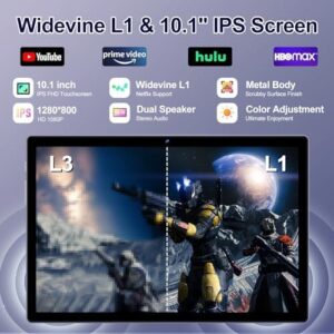 2025 Android 14 Tablet with 22GB RAM, 128GB ROM, 1TB Expandable Storage, Octa-Core Processor, and Keyboard & Mouse in Metal Purple