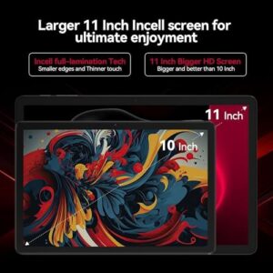 2025 Latest 11-inch Tablet with 16GB RAM, Dual 4G, 21MP Camera, and 8000mAh Battery