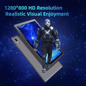 BYYBUO SmartPad A10_L Tablet with 10.1-inch HD touchscreen, Android 13, and sleek grey design  