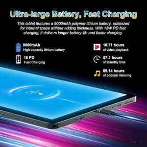 11 inch Android 14 tablet with T616 Octa-Core processor and 2K display