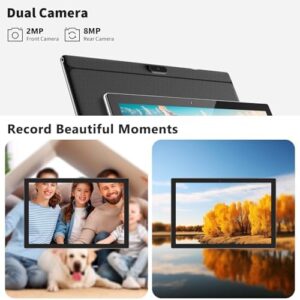 Android 15 Tablet with 10.1" IPS HD Touchscreen, Keyboard, Mouse, and Stylus
