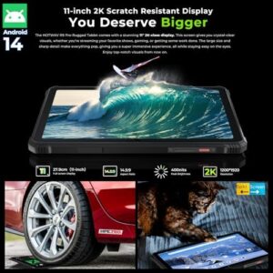 HOTWAV R9 Pro 2025 Rugged Tablet featuring Android 14, 20GB RAM, and IP68 waterproof design