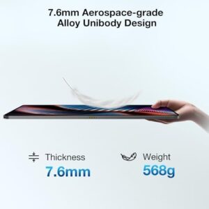 DOOGEE 12 inch Tablet with Keyboard, Helio G99 Processor, 20GB RAM, 2.4K FHD Display, and Android 14