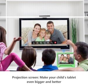 Kids Tablet 10 Inch with HD Display and Shockproof Case, ideal for kids' learning and entertainment.