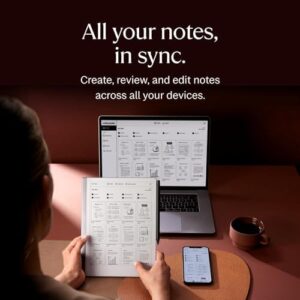 reMarkable 2 Tablet with 10.3” Digital Paper Display, Pen, and USB-A to USB-C Cable