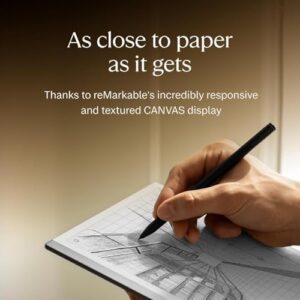 reMarkable 2 Tablet with 10.3” Digital Paper Display, Pen, and USB-A to USB-C Cable