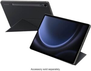 Galaxy Tab S9 FE 10.9" tablet with S Pen, large display, and powerful features in gray color