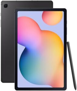 Galaxy Tab S6 Lite 2024 10.4" tablet with S Pen, Oxford Gray, gaming ready, and long battery life