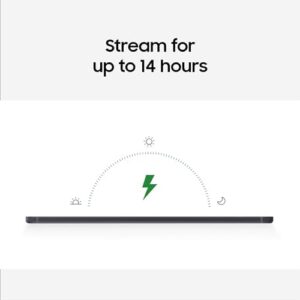 Galaxy Tab S6 Lite 2024 10.4" tablet with S Pen, Oxford Gray, gaming ready, and long battery life