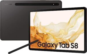 Samsung Galaxy Tab S8 Android Tablet with 11” LCD Screen, 256GB Storage, and S Pen Included (Graphite)