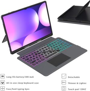Samsung Galaxy Tab S9 Ultra 14.6" Keyboard Case with 7 Color Backlit Keyboard and Trackpad