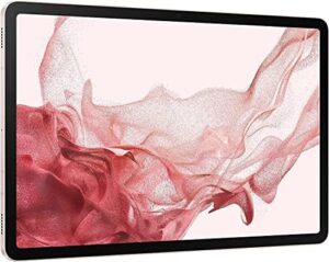 Samsung Galaxy Tab S8+ X800 12.4" 256GB Wi-Fi with S-Pen in Pink Gold (Renewed) displayed with features