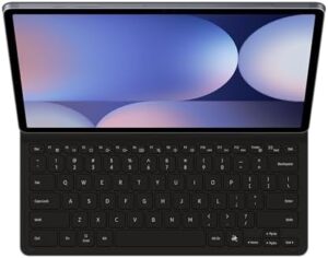 Galaxy Book Cover Keyboard Slim Ai Key for Tab S10+, S9+ & S9FE+ in Black - Slim and Lightweight Design 