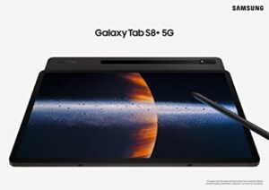 Galaxy Tab S8+ 5G 128GB tablet with Super AMOLED display and 5G connectivity