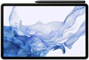 SAMSUNG Galaxy Tab S8+ with 12.4-inch AMOLED display, 128GB storage, and S Pen included