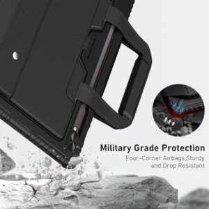 Samsung Galaxy Tab S10 Ultra Detachable Keyboard Case with backlit keys, kickstand, and trackpad for ultimate productivity