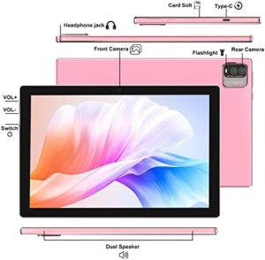 Android 14 Tablet with Keyboard, Mouse, and Stylus
