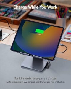 551 USB-C Hub with foldable stand, 4K HDMI, and USB-A ports for iPad Pro, iPad Air, and iPad Mini.