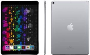 Apple 10.5in iPad Pro 256GB, Wi-Fi, Space Gray MPDY2LL/A (Renewed) on a white background