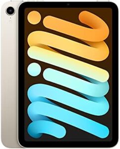 iPad Mini 6th Generation with A15 Bionic chip, 8.3-inch Liquid Retina display, and all-day battery life