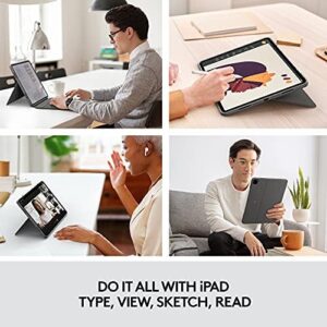 Combo Touch iPad Pro 12.9-inch Keyboard Case - Detachable Backlit Keyboard with Kickstand and Trackpad in Oxford Gray