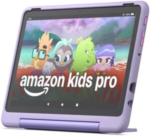 Fire HD 10 Kids Pro Tablet for Kids 6-12 with 10.1" HD Screen, Ad-Free Content, and Parental Controls