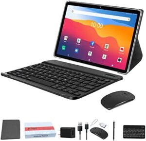2025 Latest 2-in-1 Tablet with Keyboard, Mouse, and 10-inch HD Touchscreen