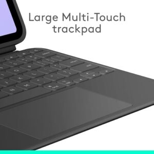 Combo Touch iPad Pro 11-inch (M4)(2024) Keyboard Case with detachable backlit keyboard, kickstand, and comfortable typing in Midnight Black