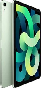 2020 Apple iPad Air in green, showcasing the 10.9-inch display and sleek design