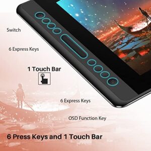 KAMVAS Pro 16 Drawing Tablet with 15.6-inch screen, anti-glare glass, and adjustable stand, ideal for drawing, writing, and design
