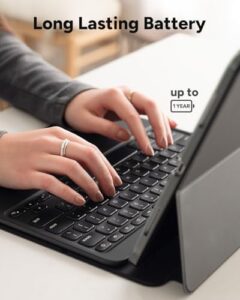Pro Keys 2 iPad Pro 13 (M4) Keyboard Case with wireless Bluetooth, backlit keys, and drop protection