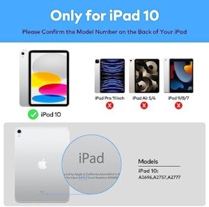 Magic-Style Keyboard Case for iPad 10th and 11th Gen with Floating Cantilever Stand and Trackpad