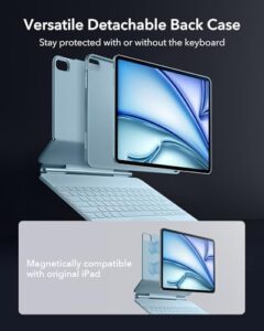 iPad Air 13 Inch Case Keyboard with Multi-Touch Trackpad and Magnetic Stand