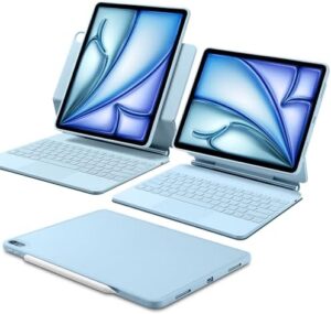 iPad Air 13 Inch Case Keyboard with Multi-Touch Trackpad and Magnetic Stand